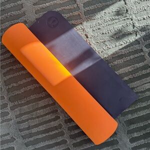 Lululemon Athletica Orange and Black Yoga Mat